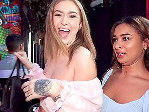 Public Lesbian Anal Pranksters Night Out